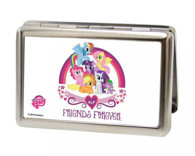 Business Card Holder - LARGE - My Little Pony Group MLP-FRIENDS FOREVER FCG White/Pink