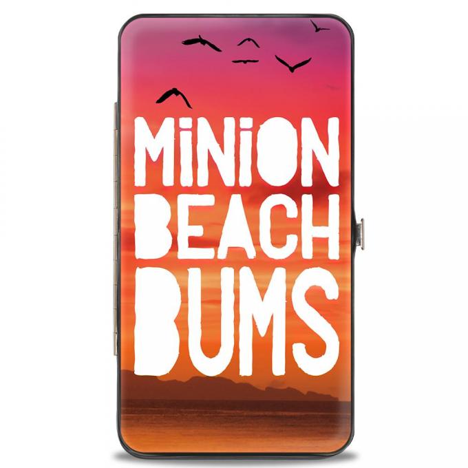 Hinged Wallet - MINION BEACH BUMS + MINIONS PARADISE/3-Minion Pose/Sunset