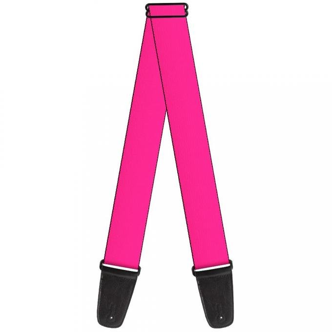 Guitar Strap - Neon Pink