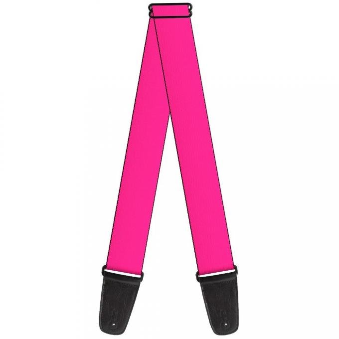 Guitar Strap - Neon Pink