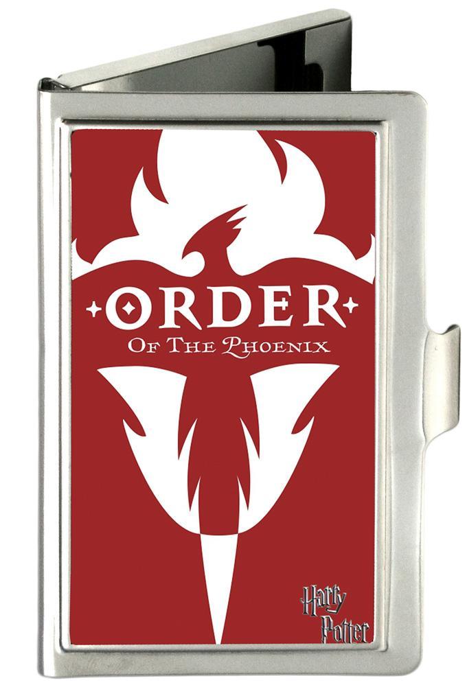 Business Card Holder - SMALL - Harry Potter ORDER OF THE PHOENIX/Logo FCG Red/White