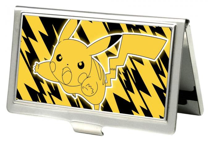 Business Card Holder - SMALL - Pikachu Electric Tackle FCG Yellow/Black