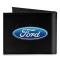 Canvas Bi-Fold Wallet - Ford Oval Logo CENTERED