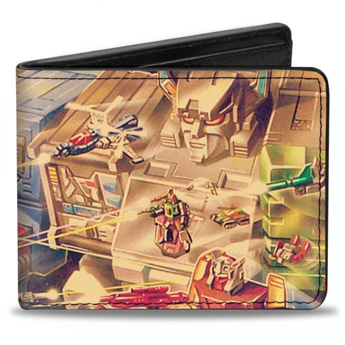 Bi-Fold Wallet - TRANSFORMERS Fortress Maximus '87 Box Art Battle Scene