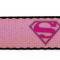 Dog Leash Superman Shield Pink