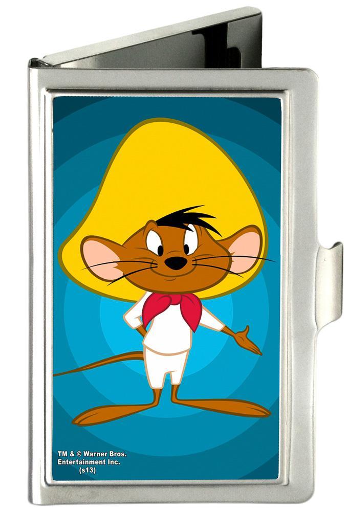 Business Card Holder - SMALL - Speedy Gonzales Pose FCG Blue