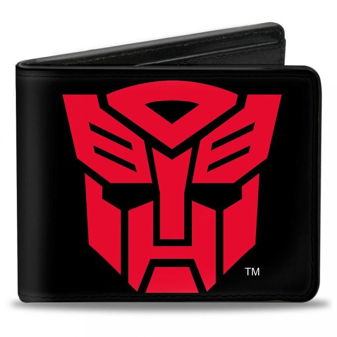 Bi-Fold Wallet - Transformers Autobot Logo Black/Red