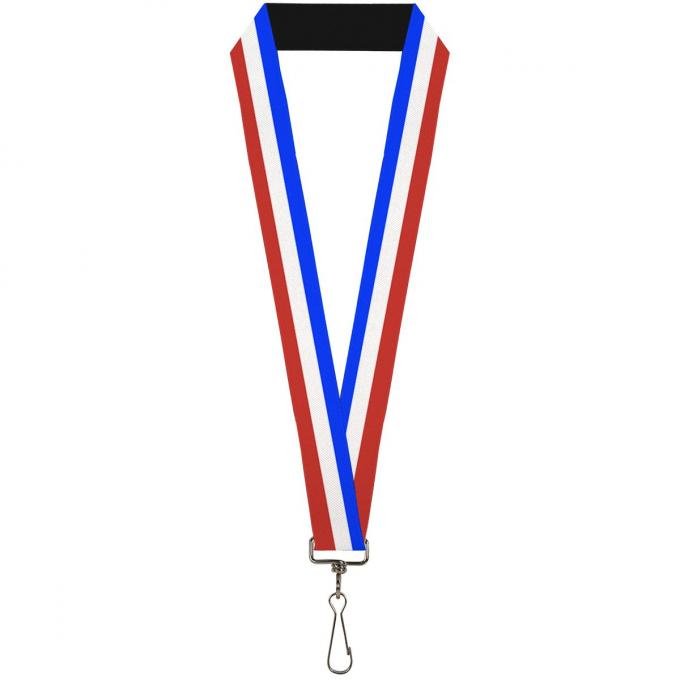 Buckle-Down Lanyard - Stripes Red/White/Blue