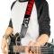 Guitar Strap - HARAMBE Black/White/Red