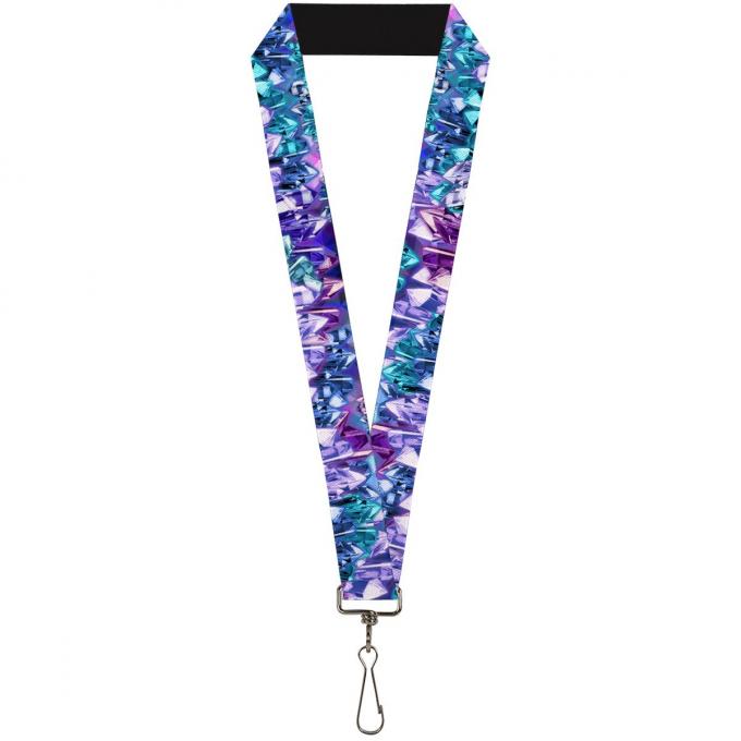 Buckle-Down Lanyard - Crystals2 Blues/Purples
