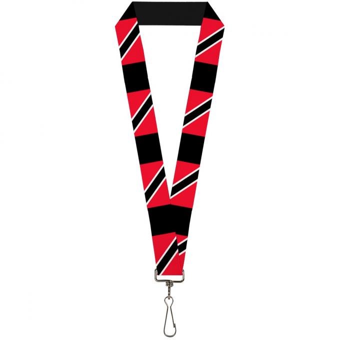 Buckle-Down Lanyard - Trinidad & Tobaga Flags/Black Block