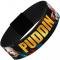 Elastic Bracelet - 1.0" - Suicide Squad 3-Harley Quinn Poses/PUDDIN/Diamonds Black/Red/Blue/Gold