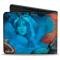 SEGA GENESIS 
Bi-Fold Wallet - ALTERED BEAST Box Cover Art Wolf Pose Red-Orange + Athena Pose Blues