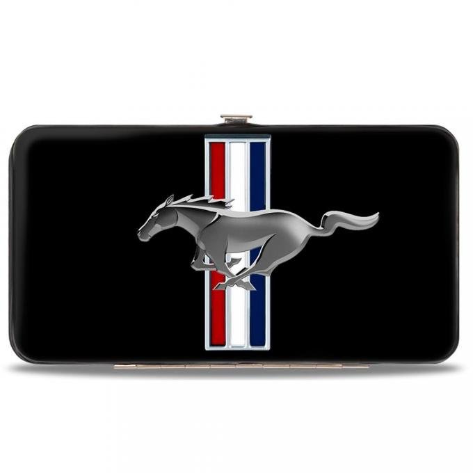 Hinged Wallet - Ford Mustang w/Bars Logo CENTERED