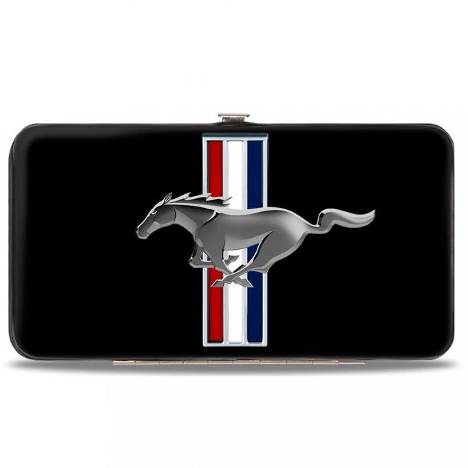 Hinged Wallet - Ford Mustang w/Bars Logo CENTERED