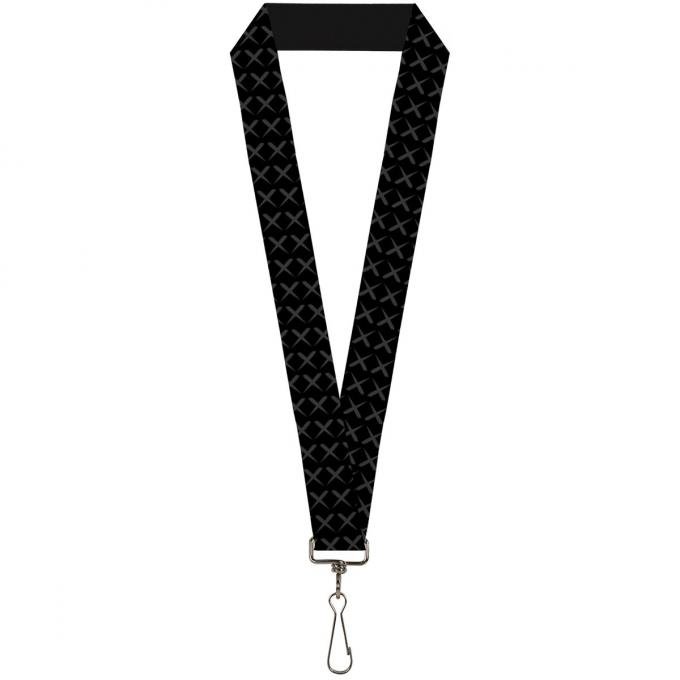 Buckle-Down Lanyard - Tread Plate Black/Gray