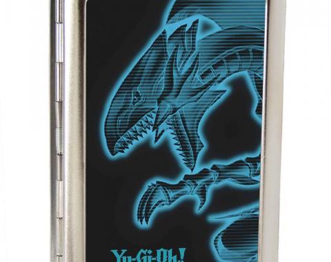 Business Card Holder - LARGE - YU-GI-OH! Blue-Eyes White Dragon Pose FCG Black/Electric Blue