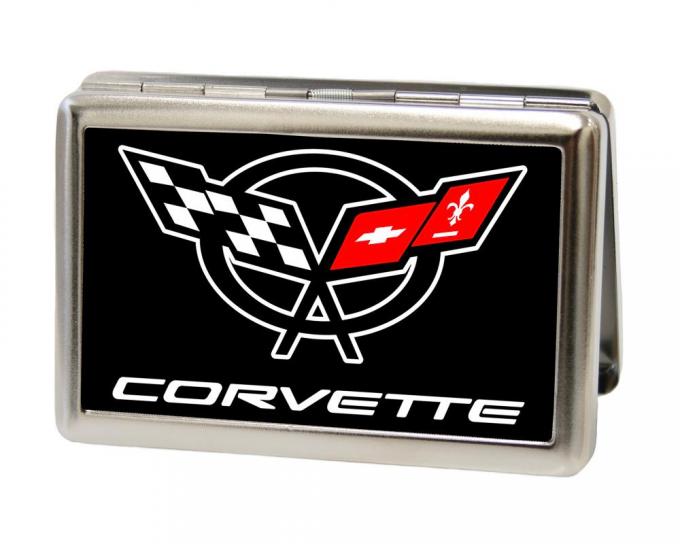 Business Card Holder - LARGE - Corvette FCG Black/White/Red