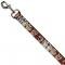 Dog Leash Tasmanian Devil Expressions Brown