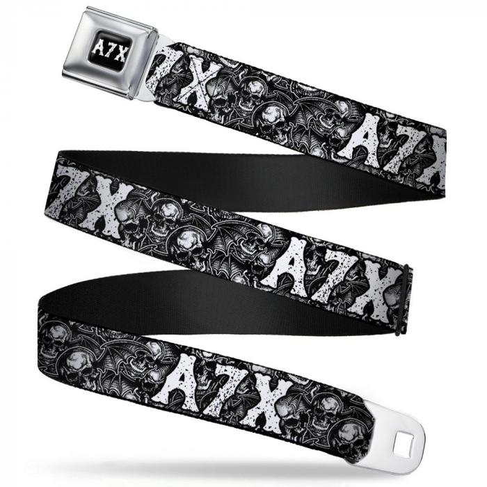 A7X/Deathbat Stacked Black/White/Grays 
