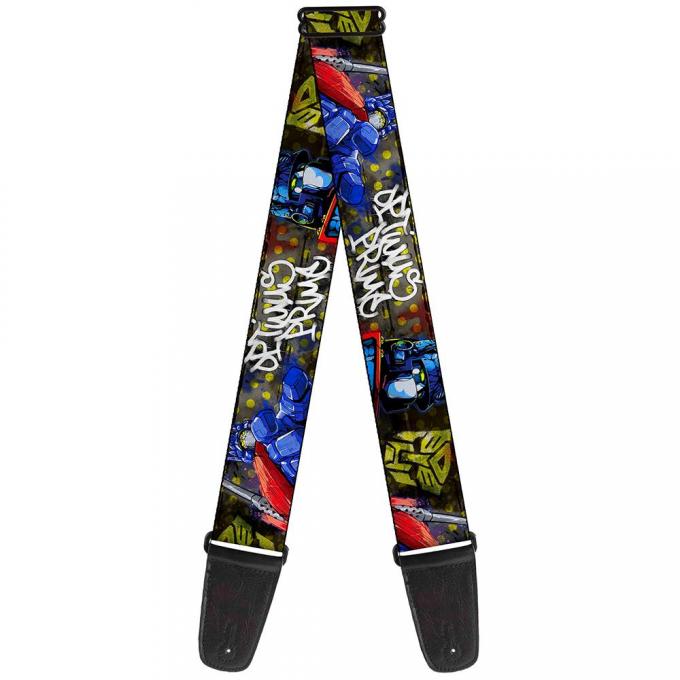 Guitar Strap - OPTIMUS PRIME Pose/Tag/Autobot Logo