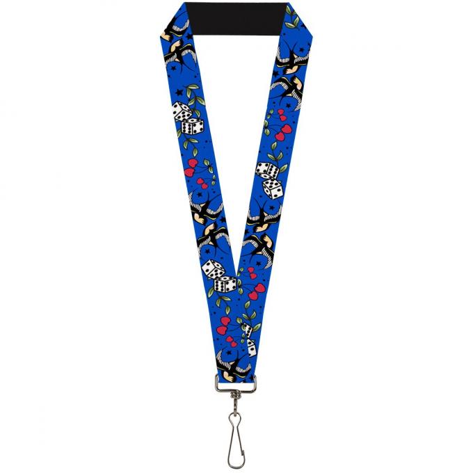 Buckle-Down Lanyard - Lucky C/U Blue
