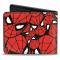 MARVEL COMICS 
Bi-Fold Wallet - Spider-Man Face Stacked