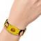 Elastic Bracelet - 1.0" - Belcher Family Faces CLOSE-UP Yellow + Hamburger Yellow