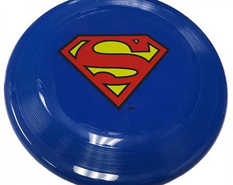 Dog Toy Frisbee - Superman Shiled Blue