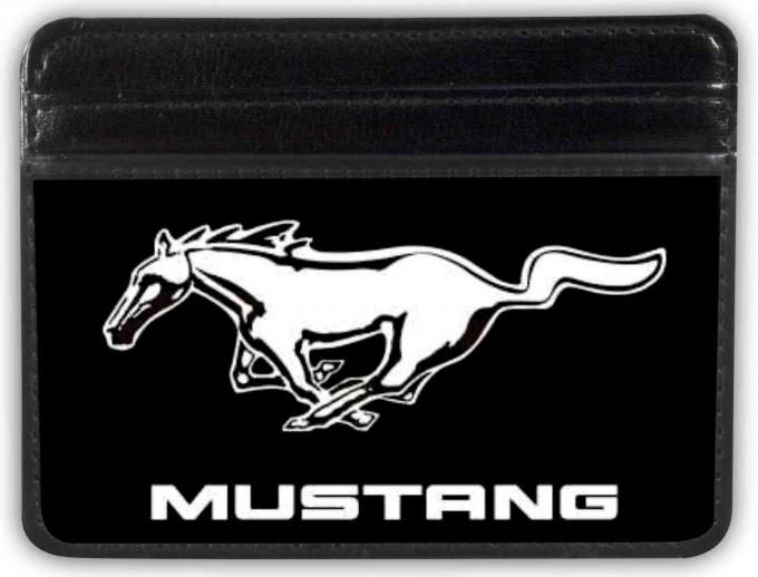 Weekend Wallet - Ford Mustang Black/White Logo CENTERED