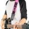 Guitar Strap - I'll Out Drink All You Bitches Black/Pink
