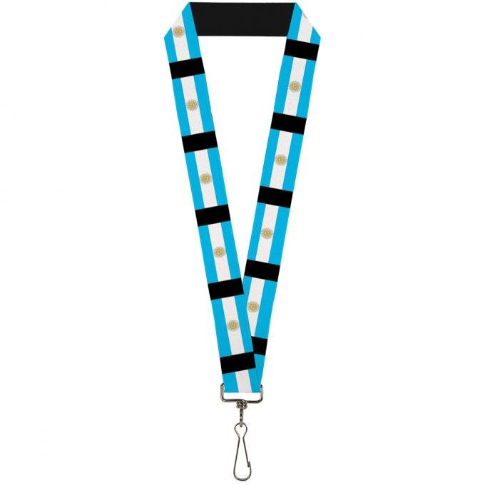 Buckle-Down Lanyard - Argentina Flags