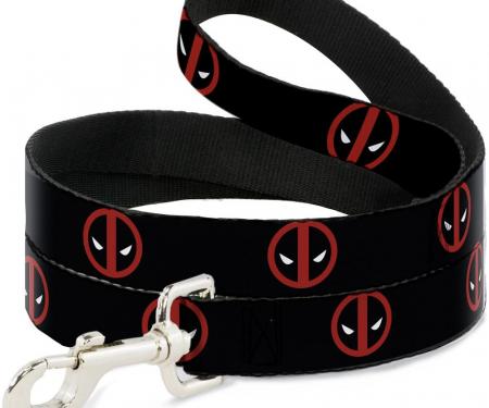 MARVEL DEADPOOL 
Dog Leash Deadpool Logo Black/Red/White