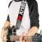 Guitar Strap - I "Heart" ANIME Bold Black/White/Red
