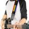 Guitar Strap - Flag American Pride Rainbow/Black