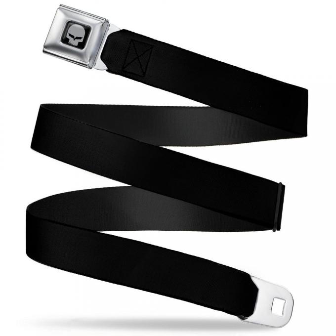 C6R Jake Skull Seatbelt Belt - Black Webbing