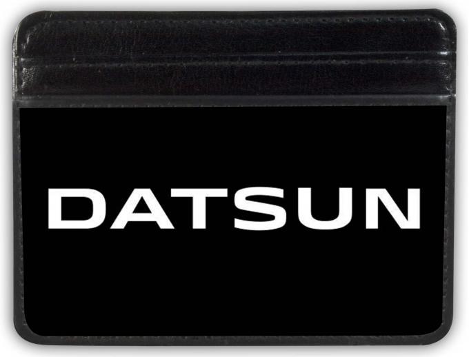 Weekend Wallet - DATSUN Text Black/White