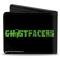 Bi-Fold Wallet - GHOSTFACERS Logo Black/Green