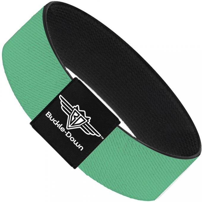 Buckle-Down Elastic Bracelet - Solid Rainforest Green