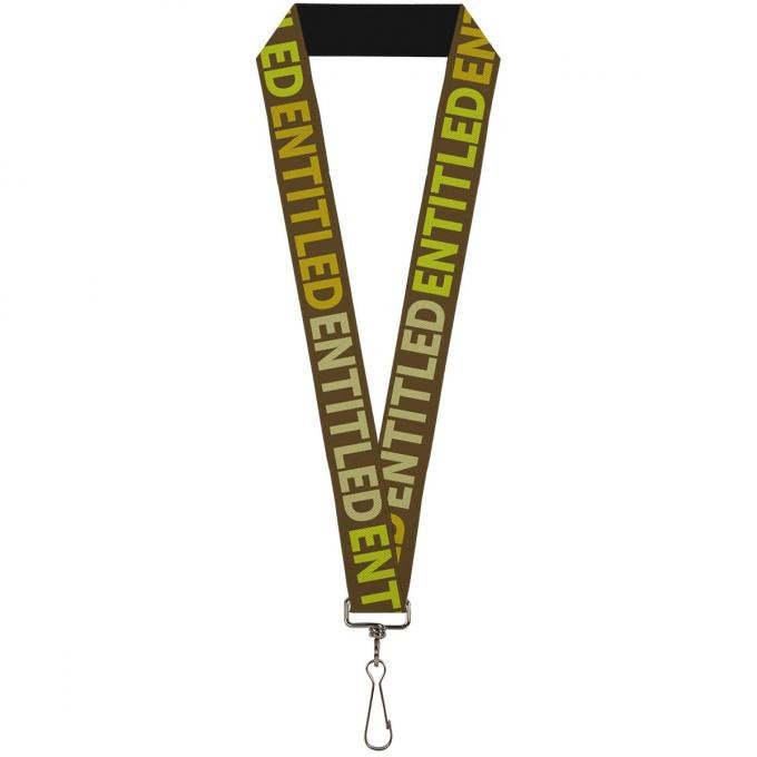 Buckle-Down Lanyard - ENTITLED Tonal Greens