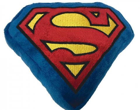 DTPT-SMBB 
Dog Toy Squeaky Plush - Superman Shield Blue/Red/Yellow