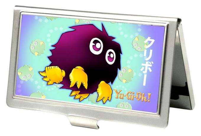 Business Card Holder - SMALL - YU-GI-OH! Kuriboh Pose/Swirl FCG Aqua/Purple/Yellow