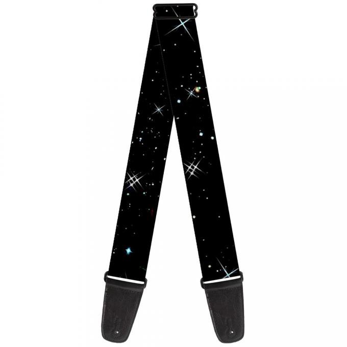 Guitar Strap - Deep Space Black/White