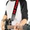 Guitar Strap - 99 PROBLEMS Black/Red