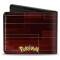 Bi-Fold Wallet - Eevee Evolution POKEMON Rays + POKEMON Reds