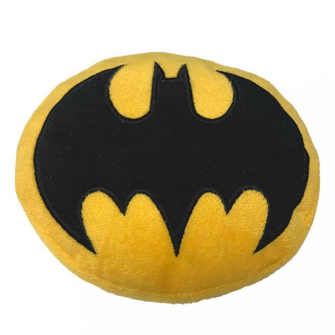 DTPT-BMDV 
Dog Toy Squeaky Plush - Batman Bat Icon Yellow/Black