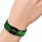 Elastic Bracelet - 1.0" - Classic TMNT Group Faces/TURTLES Turtle Shell Black/Green