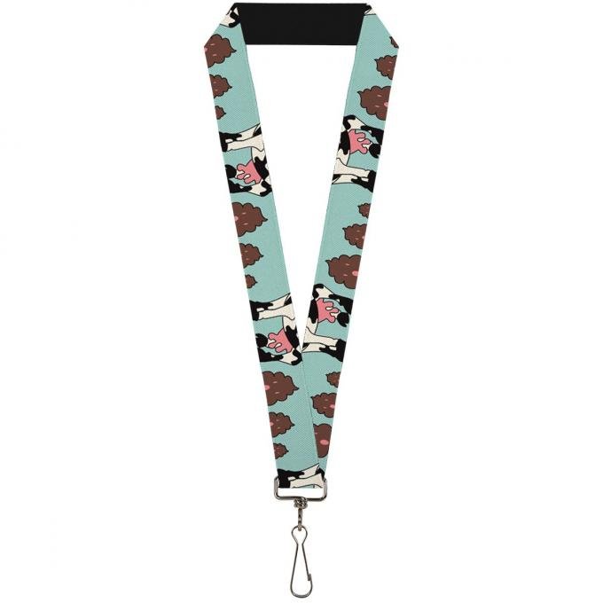 Buckle-Down Lanyard - Zebra Poops Color
