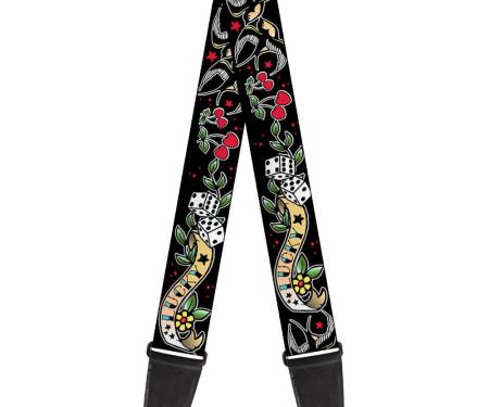 Guitar Strap - Lucky Black