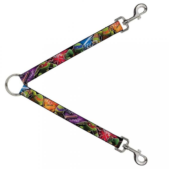 Dog Leash Splitter - TMNT New Series Character Action Pose CLOSE-UP Multi Color